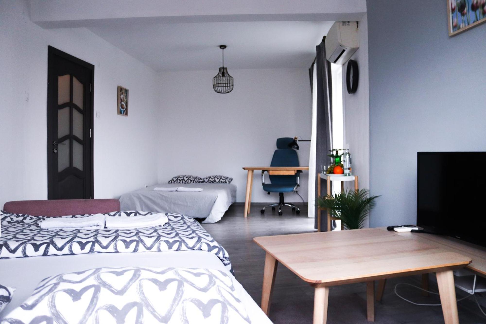 Apartment Scandinavian Style With Panoramic View Bukarest